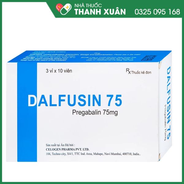 Dalfusin 75 trị động kinh, đau dây thần kinh